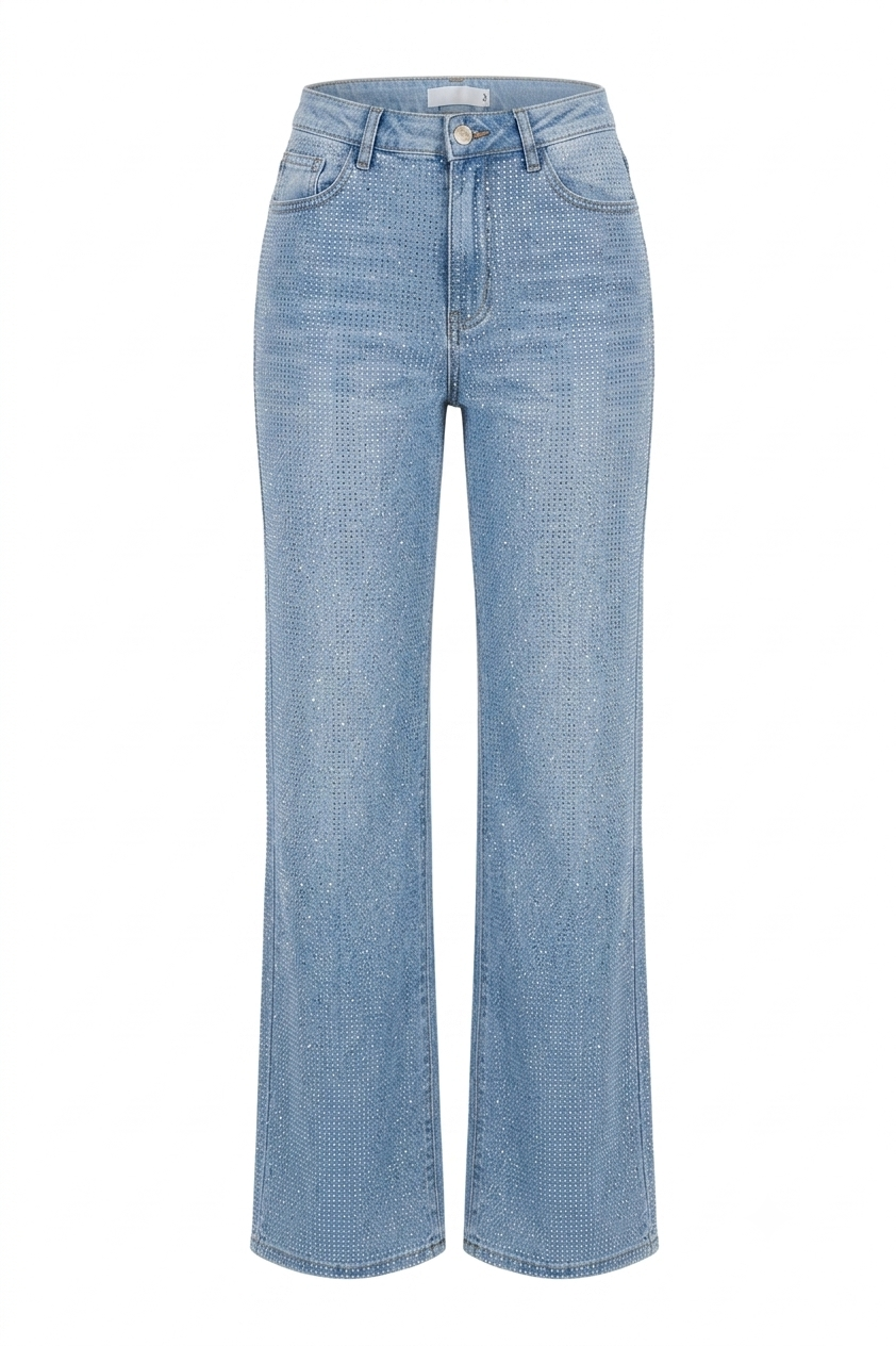 All Eyes On Me Embellished Denim Jeans